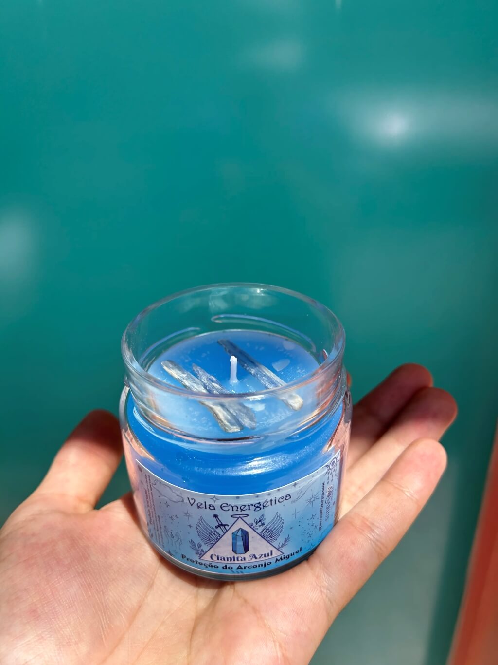 VELA-ENERGETICA-CIANITA-AZUL